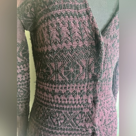 Burberry Button Front Cardigan Sweater. Silk/Rayon. M - Picture 3 of 5